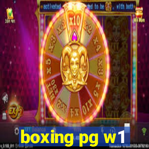 boxing pg w1